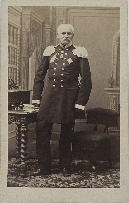 Stanisław Kierbedź w mundurze. 